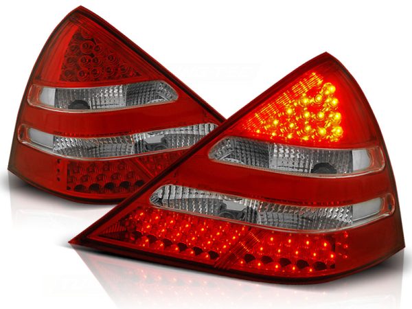 Baklykter Mercedes R170 SLK 04.96-04 Led Red White - Bilde 2