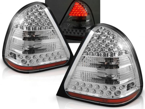 Baklykter Mercedes W202 C-Klasse 06.93-06.00 Led Chrome