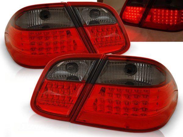 Baklykter Mercedes W208 CLK 03.97-04.02 Led Red Smoke