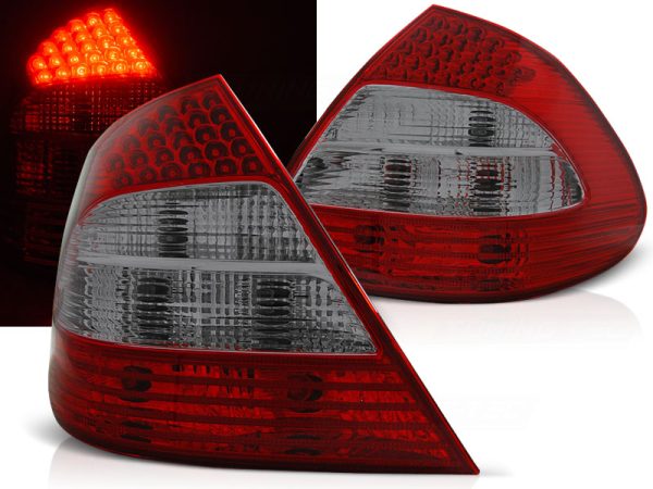 Baklykter Mercedes W211 E-Klasse 03.02-04.06 Led Red Smoke