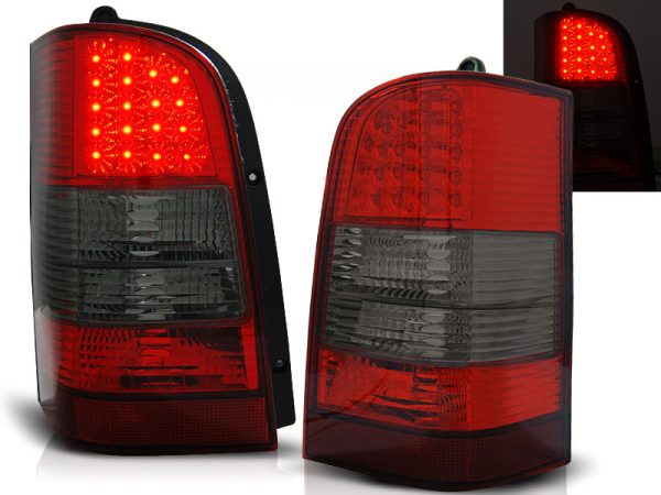 Baklykter Mercedes Vito V-Klasse W638 96-03 Led Red Smoke