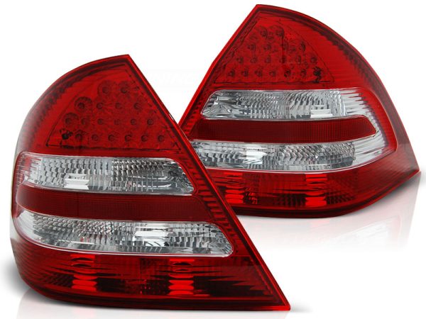 Baklykter Mercedes C-Klasse W203 Sedan 04-07 Led Red White - Bilde 2