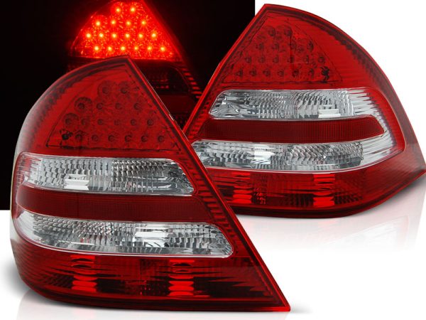 Baklykter Mercedes C-Klasse W203 Sedan 04-07 Led Red White