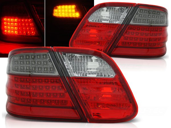Baklykter Mercedes CLK W208 03.97-04.02 Led Red Smoke