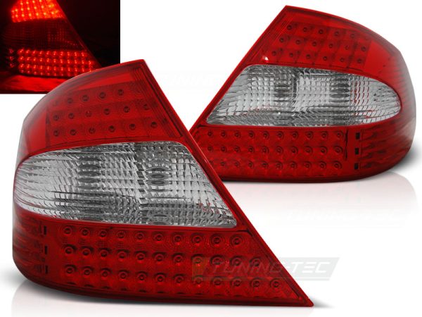 Baklykter Mercedes CLK W209 03-10 Led Red White