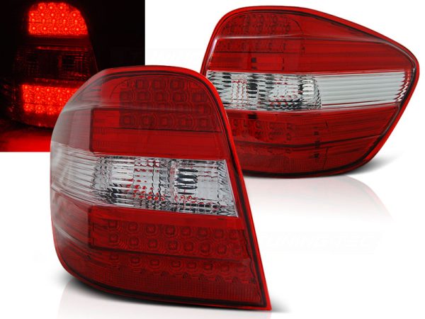 Baklykter Mercedes M-Klasse W164 05-08 Led Red White