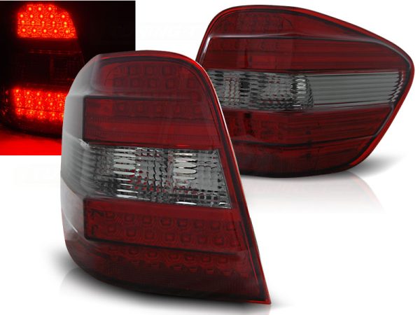 Baklykter Mercedes M-Klasse W164 05-08 Led Red Smoke