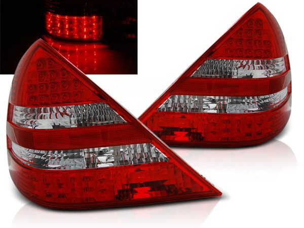 Baklykter Mercedes R170 SLK 04.96-04 Led Red White