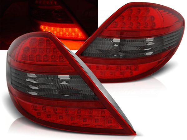 Baklykter Mercedes R171 SLK 04-11 Led Red Smoke