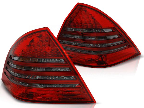 Baklykter Mercedes C-Klasse W203 Sedan 00-04 Led Red Smoke - Bilde 2