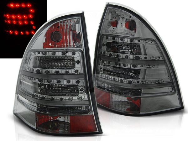Baklykter Mercedes C-Klasse W203 Kombi 00-07 Led Smoke