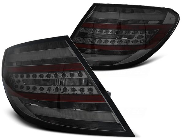 Baklykter Mercedes C-Klasse W204 Sedan 07-10 Led Bar Smoke - Bilde 2