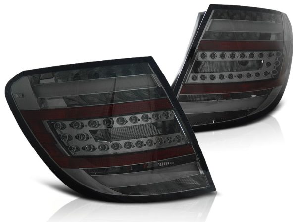 Baklykter Mercedes C-Klasse W204 Kombi 07-10 Led Bar Smoke - Bilde 2