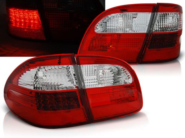 Baklykter Mercedes W211 Vogn E-Klasse 02-06 Led Red White