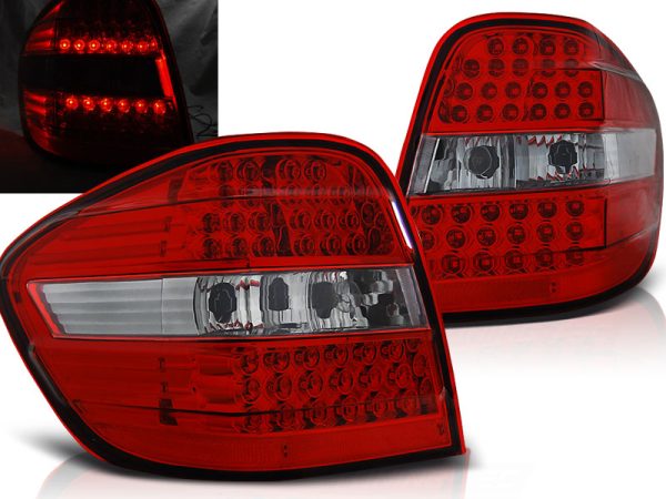 Baklykter Mercedes M-Klasse W164 05-08 Led Red White