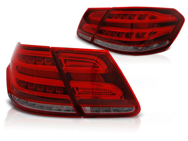 Baklykter Mercedes W212 E-Klasse 09-13 Med Pære P21 Led Red Smoke - Bilde 2