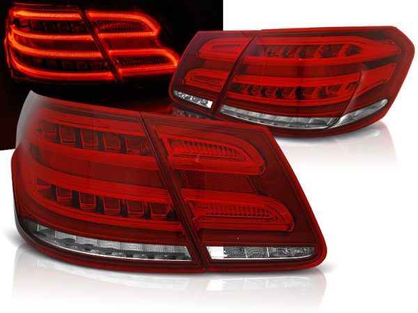 Baklykter Mercedes W212 E-Klasse 09-13 Led Red White