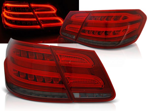 Baklykter Mercedes W212 E-Klasse 09-13 Led Red Smoke
