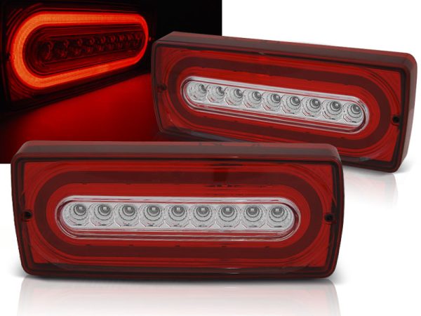 Baklykter Mercedes W463 G-Klasse 90-12 Led Red White