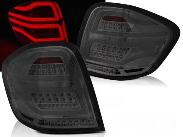 Baklykter Mercedes M-Klasse W164 09-11 Led Bar Smoke