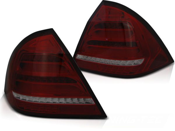 Baklykter Mercedes W203 Sedan 00-04 Led Bar Red Smoke Seq - Bilde 2