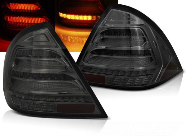 Baklykter Mercedes W203 Sedan 00-04 Led Bar Smoke Seq