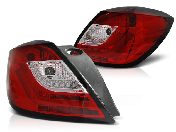 Baklykter Opel Astra 03.04-09 3D Red White Led - Bilde 2