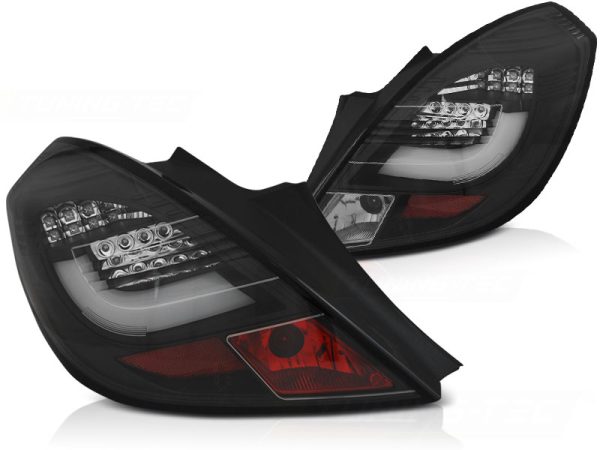 Baklykter Opel Corsa D 3D 04.06-14 Black Led Bar - Bilde 2