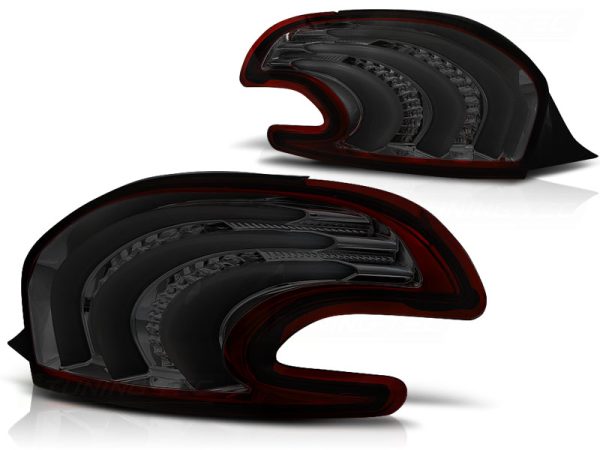 Baklykter Peugeot 208 4.12-06.15 Red Smoke Led Bar - Bilde 2