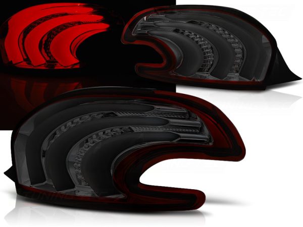 Baklykter Peugeot 208 4.12-06.15 Red Smoke Led Bar