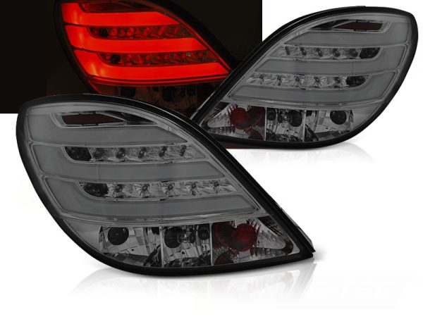 Baklykter Peugeot 207 3d / 5d 05.06-06.09 Smoke Led Bar