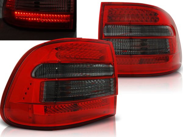 Baklykter Porsche Cayenne 02-06 Led Red Smoke