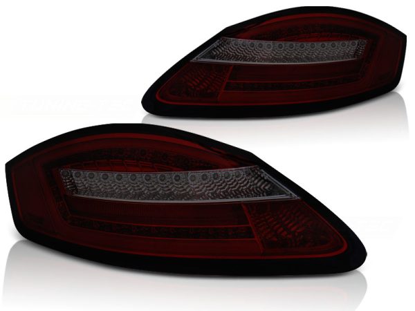 Baklykter Porsche Boxster 987 / Cayman 05-08 Led Red Smoke Seq - Bilde 2