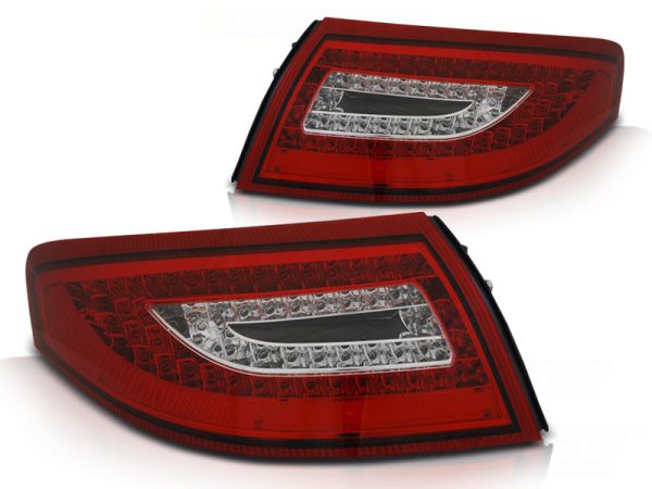 Baklykter Porsche 911 996 99-04 Led Red White - Bilde 2