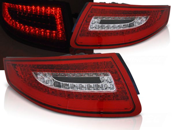 Baklykter Porsche 911 997 04-09 Led Red White