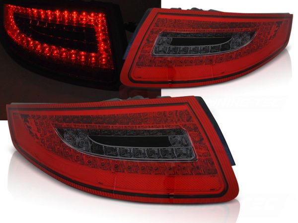 Baklykter Porsche 911 997 04-09 Led Red Smoke