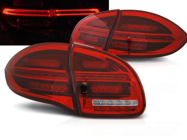 Baklykter Porsche Cayenne 10-15 Led Red White