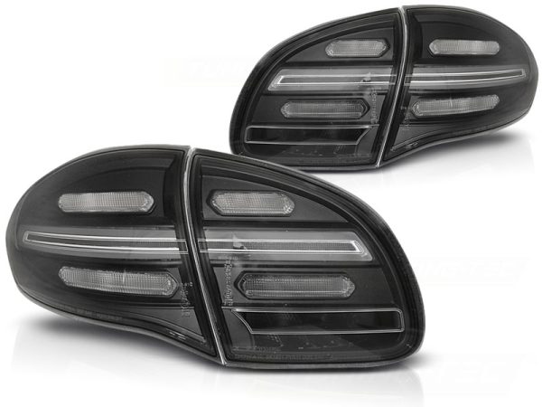 Baklykter Porsche Cayenne 10-15 Led Bar Black Seq - Bilde 2