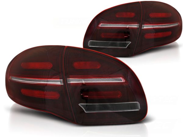 Baklykter Seq Porsche Cayenne 10-15 Led Bar Red White - Bilde 2