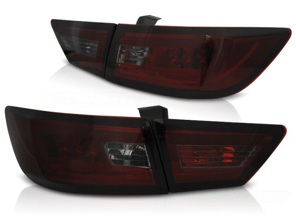 Baklykter Renault Clio IV 13-16 Hatchback Led Bar Red Røyk - Bilde 2