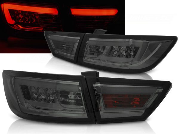 Baklykter Renault Clio IV 13-16 Hatchback Led Bar Smoke