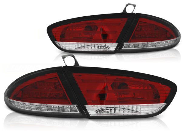 Baklykter Seat Leon 03.09-12 Led Red White - Bilde 2