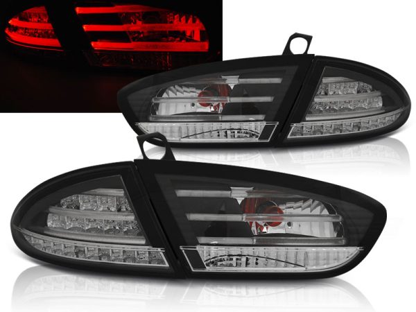Baklykter Seat Leon 03.09-12 Led Black