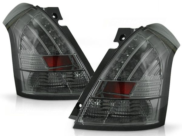 Baklykter Suzuki Swift 05.05-10 Smoke Led - Bilde 2