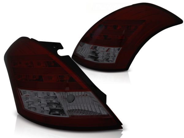 Baklykter Suzuki Swift 10- Red Smoke Led Bar - Bilde 2