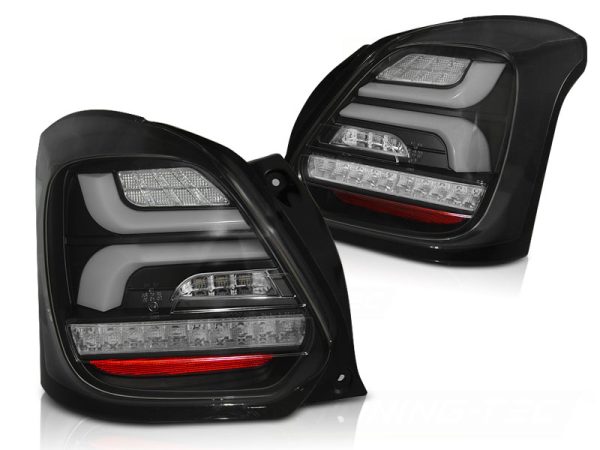Baklykter Suzuki Swift VI 17- Black Led Seq - Bilde 2