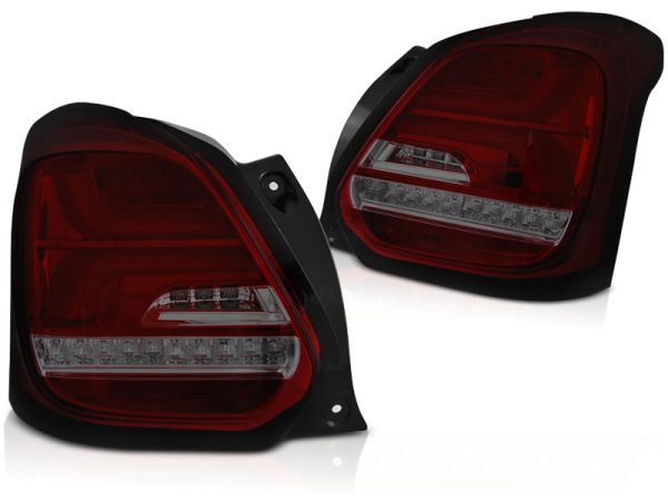 Baklykter Suzuki Swift VI 17- Red Smoke Led Seq - Bilde 2