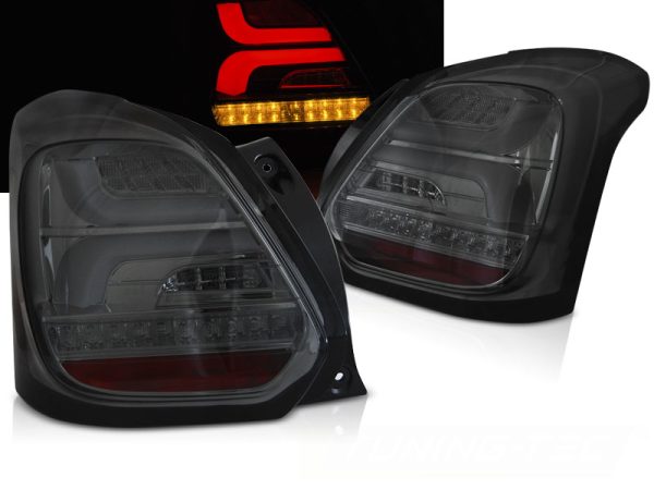 Baklykter Suzuki Swift VI 17- Smoke Led Seq