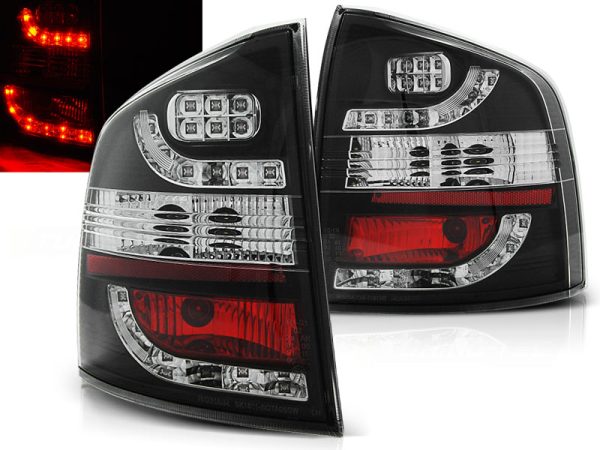 Baklykter Skoda Octavia II Kombi 04-12 Led Black