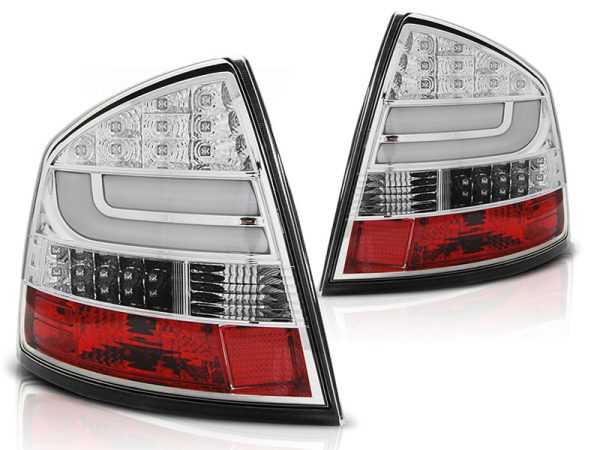 Baklykter Skoda Octavia II Sedan 04-12 Led Bar Chrome - Bilde 2